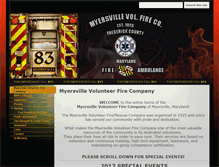 Tablet Screenshot of myersvillevfc.org